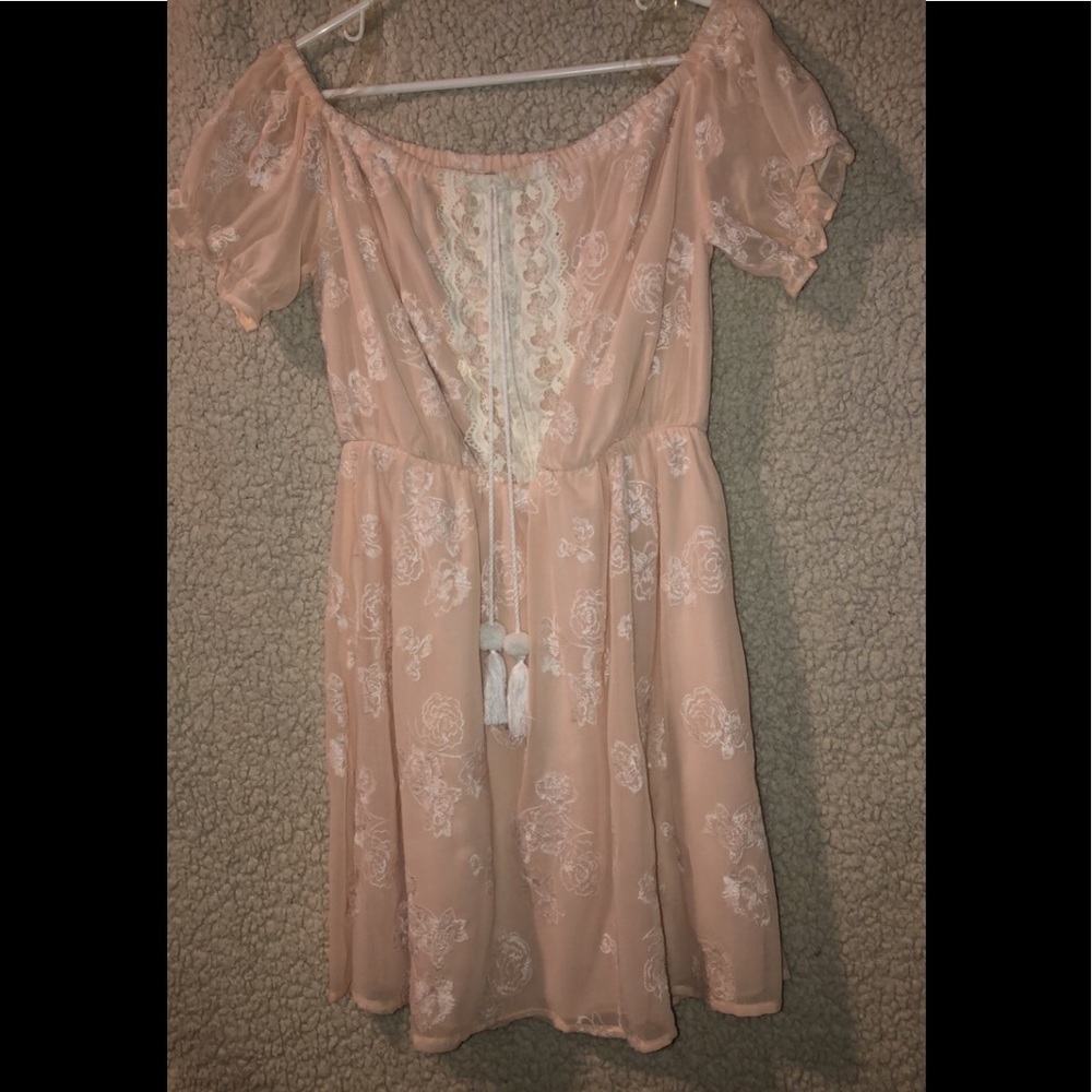 off the shoulder dress